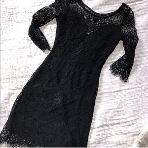 Lace mini dress